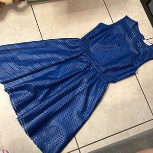 Sandro blue mini dress